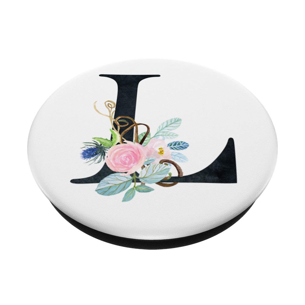 ♡ L ♡ Amazon.com: Cute Floral Initial Letter L Monogram on White
